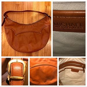 Michael Kors leather large Crescent bag